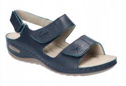  201 Flip-flop Papucs Navy Női Bőr Szandál 38-AS (201)