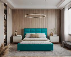 VOX bútor Charme franciaágy 120x200 Paris Petrol