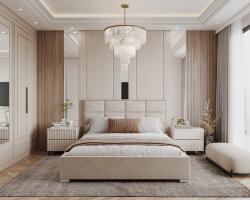 VOX bútor Charme franciaágy 120x200 Trinity Cream