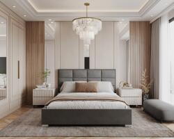 VOX bútor Charme franciaágy 120x200 Trinity Graphite