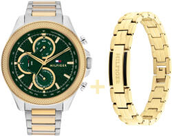 Tommy Hilfiger férfi karóra és karkötő szett 1792079+2790601