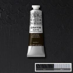 Winsor&Newton Griffin alkyd olajfesték, 37 ml - 331, ivory black
