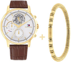 Tommy Hilfiger férfi karóra és karkötő szett 1710631+2790382