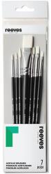 Reeves ecsetkészlet, szintetikus - vegyes, 7 db