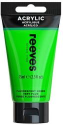Reeves akrilfesték, 75 ml - fluorescent green