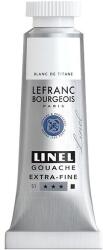 Lefranc Bourgeois L&B Linel extra fine gouache festék, 14 ml - 008, titanium white