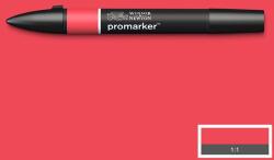 Winsor & Newton ProMarker kétvégű alkoholos filctoll - R576, lipstick red