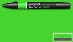 Winsor & Newton ProMarker Neon kétvégű filctoll - glowing green
