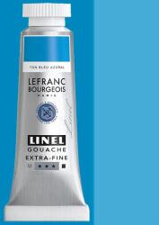 Lefranc Bourgeois L&B Linel extra fine gouache festék, 14 ml - 047, azure blue hue