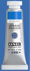 Lefranc Bourgeois L&B Linel extra fine gouache festék, 14 ml - 030, cobalt blue