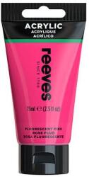 Reeves akrilfesték, 75 ml - fluorescent pink