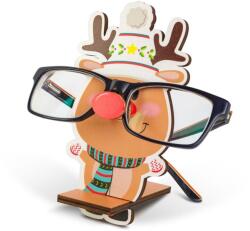 Family Collection Karácsonyi rénszarvasos asztali szemüvegtartó - 14x10 cm