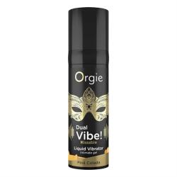 Orgie Dual Vibe! - folyékony vibrátor - Pinã Colada [15 ml]