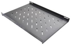 Wp Fixed Shelf For RNA Series depth 800, Black RAL 9005, (depth 550 mm) (WPN-AFS-41080-B) - nyomtassingyen