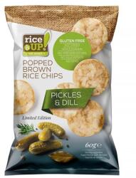 RiceUP! Rizschips RICE UP uborkás 60g - nyomtassingyen