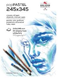 KOH-I-NOOR Rajzfüzet KOH-I-NOOR 9920 245x345 mm 20 lapos pasztell fehér (7500040005) - nyomtassingyen