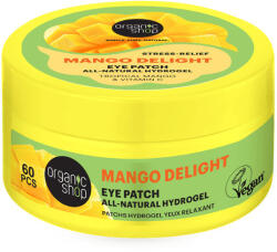 Organic Shop természetes hidrogél szemmaszk trópusi mangóval és C-vitaminnal, 60 db - hajpatika