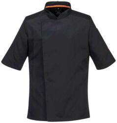 Portwest C738 MeshAir Pro rövid ujjú séfkabát (C738BKRXXXL)
