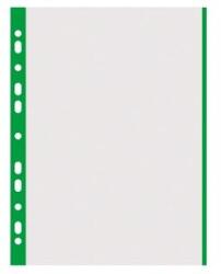 DONAU Folie protectie transparenta, cu margine color, 40 microni, 100 folii/set, DONAU - margine verde (DN-1774100PL-06)