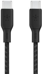 Belkin Cablu Date Belkin Braided USBC C 2.0 100W 2m Negru (BEL-0033)