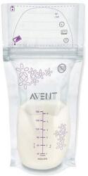 Philips Avent Pungi pentru stocarea laptelui, 25 bucati, SCF603/25, Phillips Avent