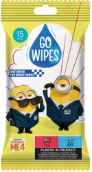 Go Wipes Servetele umede pentru copii Minions, 15 bucati, Go Wipes