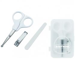 Baby-Nova Set pentru ingrijire unghii + cutie pentru depozitare, 1 bucata, Baby Nova