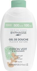 BYPHASSE Gel de dus cu lime si ghimbir Plaisir Nature, 600ml, Byphasse