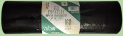 bibo - eco 100% újrahasznosított hulladékgyűjtő zsák, 160l - 10db/roll (80x120cm)