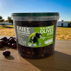 Kakkavos Masline Kalamata Negre Extra Large, Intregi - 6kg
