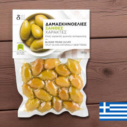 Damaskinoelies Masline Naturale Blonde, tip prune, crapate, Mammouth-180gr