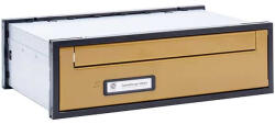 Silmec Scala 601 arany beépíthető postaláda 30-601.51 (SC30-601-51)