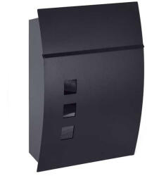 Picco Rino modern kültéri postaláda Fekete (PI0036)
