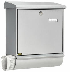 Burg Wächter Comfort Set 91300 postaláda újságtartóval ezüst (BW32660)