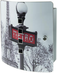 Burg Wächter Paris Metro 6204/10 NI kulcsdoboz nyomattal (BW38960)