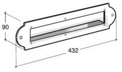 Silmec Cornice 650 beépítő keret SC10-651-56 (SC10-651-56)