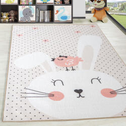  Gyerek Szőnyeg Nyuszis Bézs 80x120cm