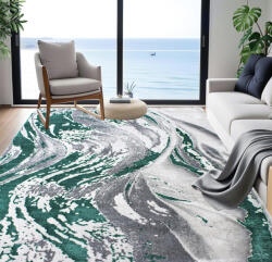  Modern Szőnyeg Cezar 1115 (Grey-Green) 120x170cm Zöld-Szürke