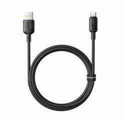  Cablu de încărcare rapidă Baseus Silky USB/USB-C 1m 100W negru (6932172668747)