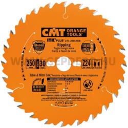 CMT ITK Plus extra vékony hasító fűrészlap 250mm f: 30 Z24 (271.250.24M)