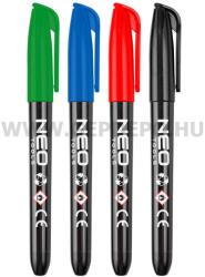 NEO TOOLS színes jelölőfilc, normál hegyű, felrázandó 4db (13-857)