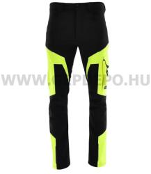 SARA Comfort Winter bélelt SoftShell Deréknadrág fekete-sárga XL (1-27-630-25-27-XL)