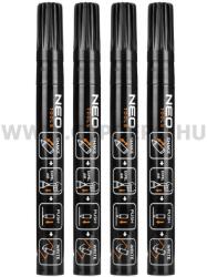 NEO TOOLS fekete jelölőfilc, vastag hegyű 4db (13-850)