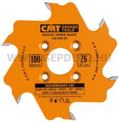 CMT ipari, lamelló maró szerszám, D=100x3.96x22; Z6 ATB (240.006.04)