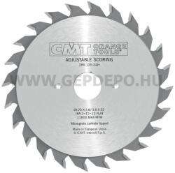 CMT állítható elővágó körfűrészlap 120mm f: 20 Z12+12 (289.120.24H)