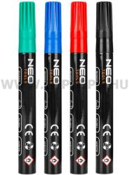 NEO TOOLS színes jelölőfilc, vastag hegyű 4db (13-851)