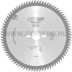 CMT körfűrésztárcsa kétoldalas bútorlaphoz, finom vágásokhoz 250mm f: 30 Z80 (281.080.10M)