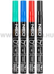 NEO TOOLS színes jelölőfilc, normál hegyű 4db (13-853)