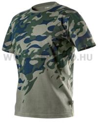 NEO TOOLS TOOLS póló terepmintás oliva zöld M (81-613-M)