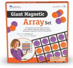 Learning Resources Joc magnetic gigant - Invat matematica (EDUC-LER6648) Jucarii de constructii magnetice